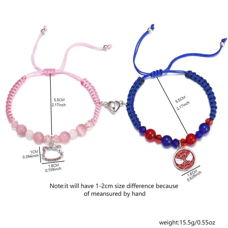 Cat Pendant Couple's Bracelets - Image 5