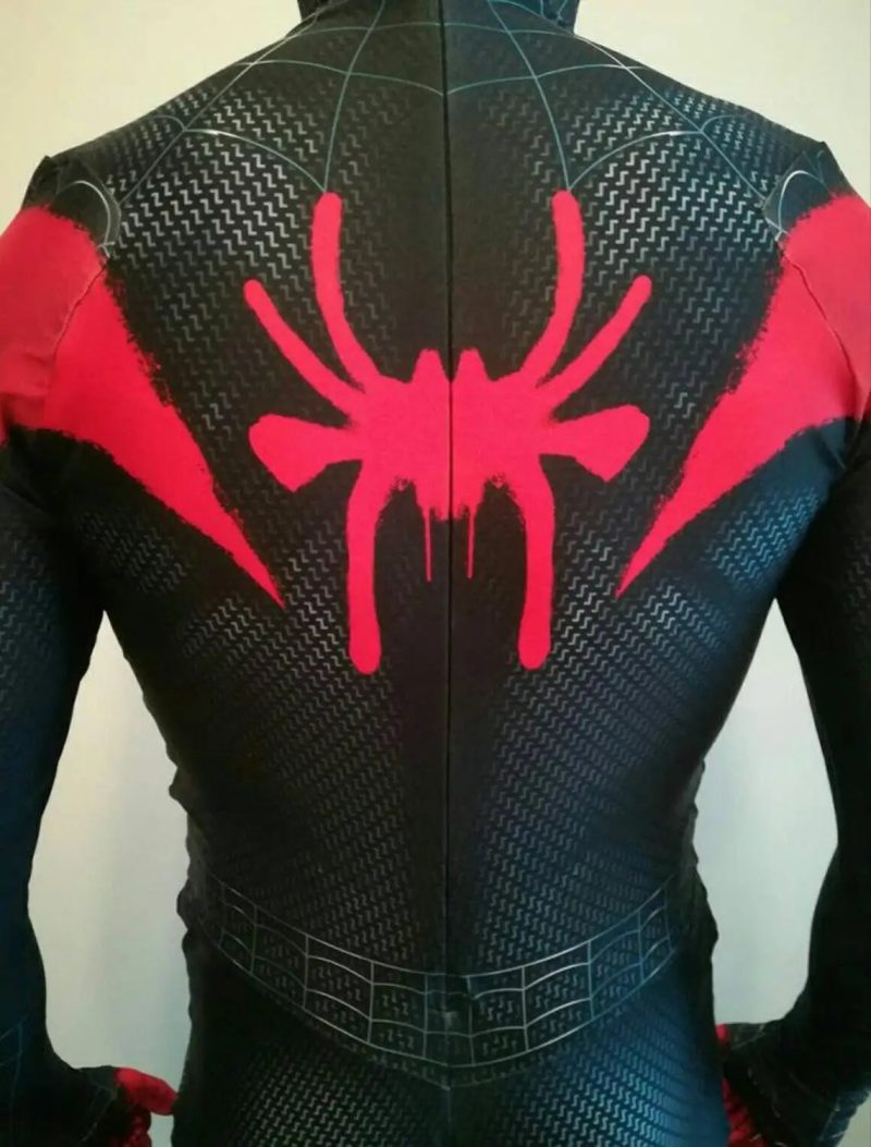 Newest Anime Spider-Man Miles Morales Cosplay Costume - Image 4