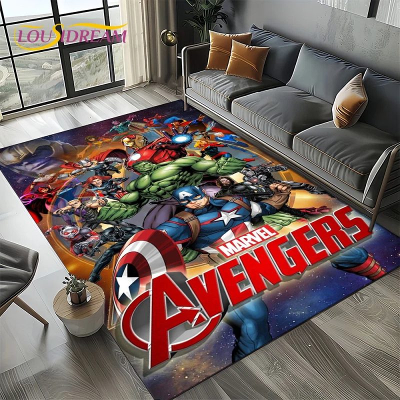 Spider-Man Marvel Avengers Cartoon Rug - Image 9