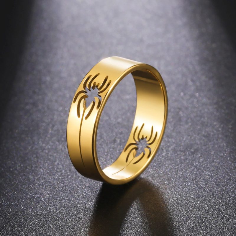Skyrim Stainless Steel Spider Ring - Image 2