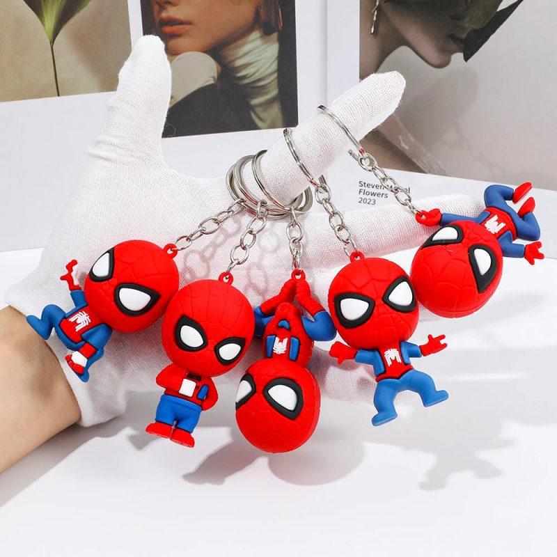 5pcs Spider-Man Keychain Set - Image 4