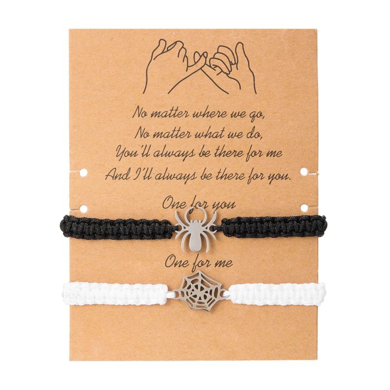Romantic Spider Handmade Braided Rope Bracelet - Image 7