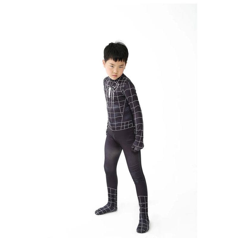 Black Spider-Man Superhero Costume - Image 6