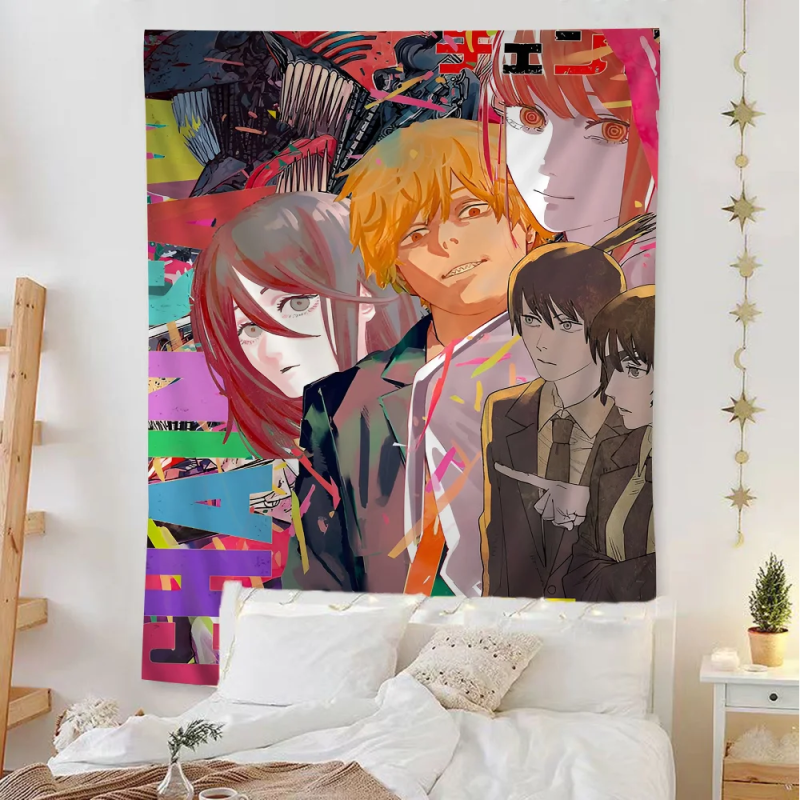 Chainsaw Man Anime Tapestry - Image 8
