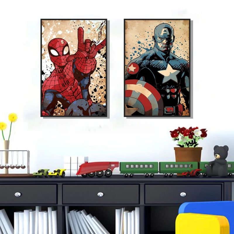 Spider Man Canvas Poster - Image 2