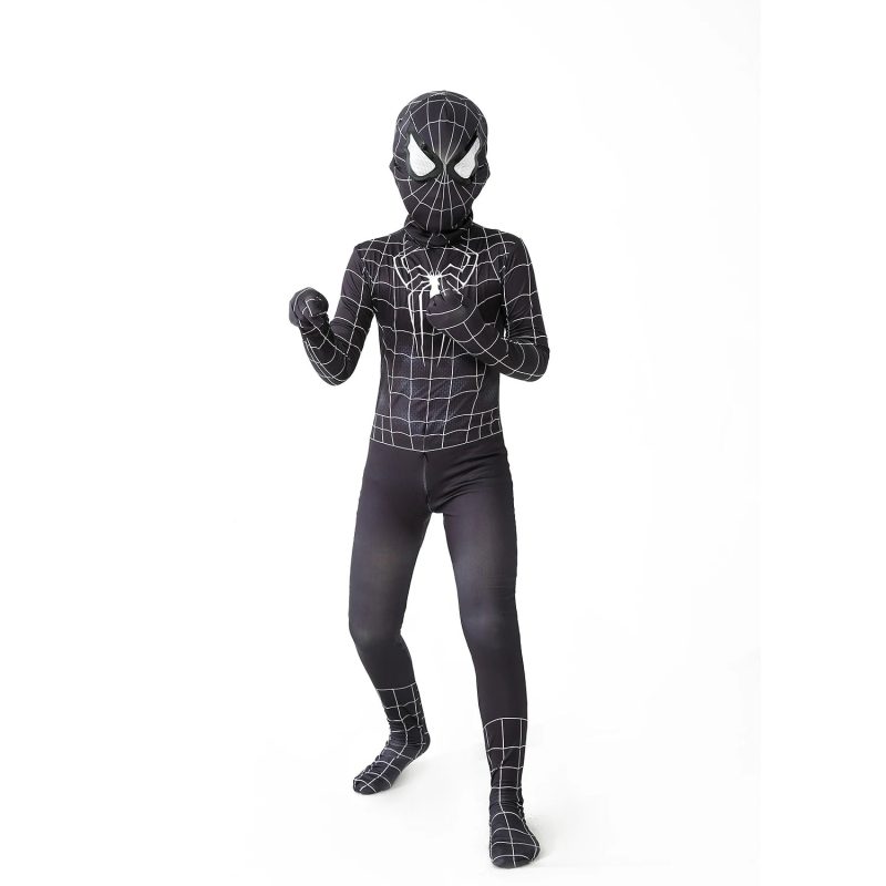 Black Spider-Man Superhero Costume - Image 7