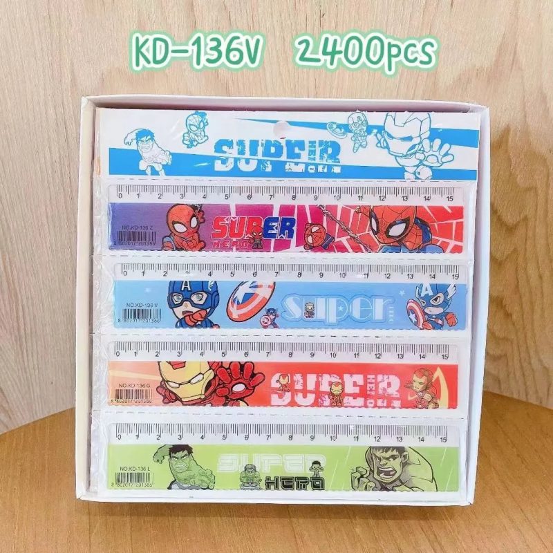 100pcs Anime Spider-Man 15cm Plastic Rulers - Image 7