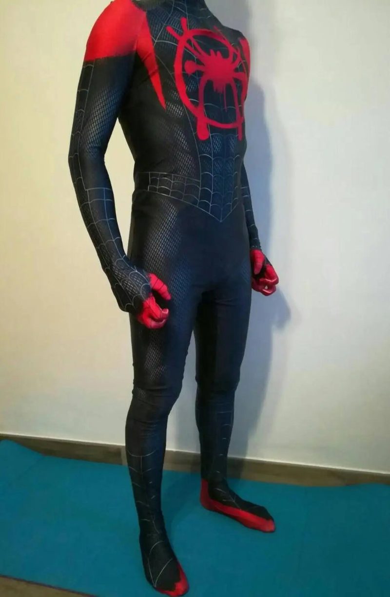 Newest Anime Spider-Man Miles Morales Cosplay Costume - Image 5