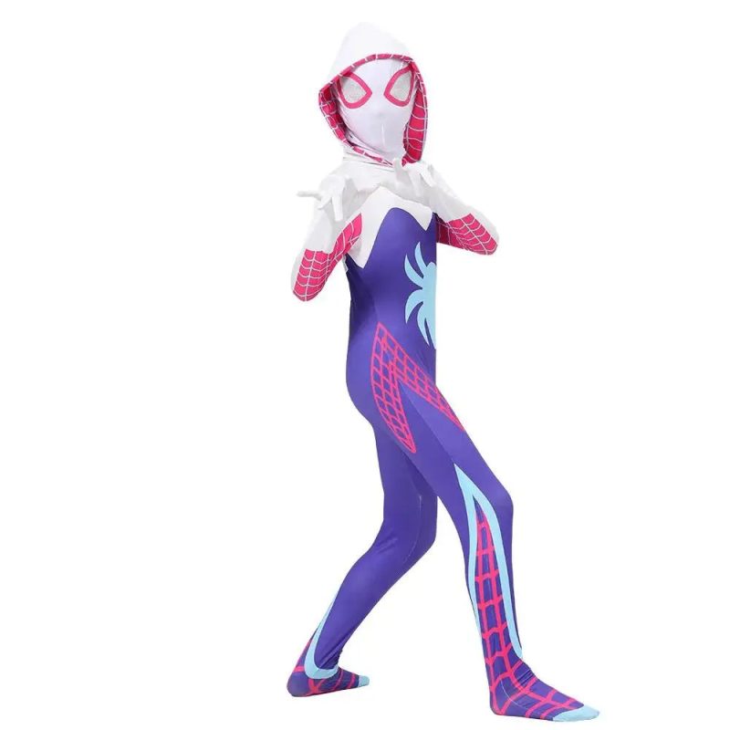 Adult & Kids Spider-Man Gwen Costume - Image 6