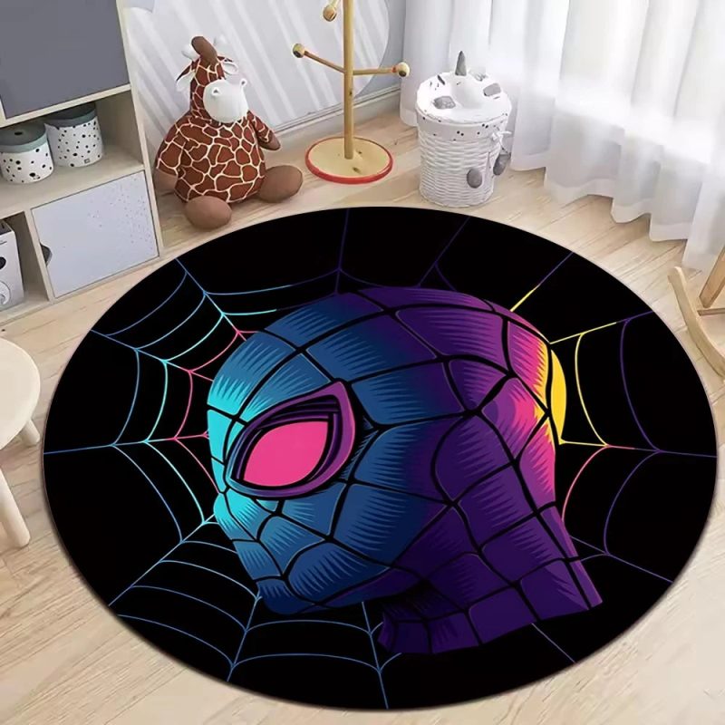 MINISO Spider-Man Kids Round Rug - Image 26