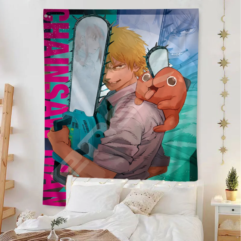 Chainsaw Man Anime Tapestry - Image 3