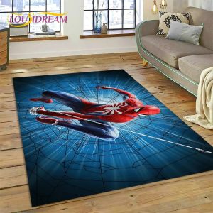 Superhero Marvel Avengers Spider-Man Cartoon Carpet