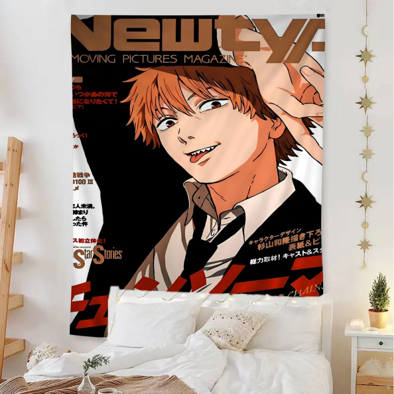 Chainsaw Man Anime Tapestry - Image 6