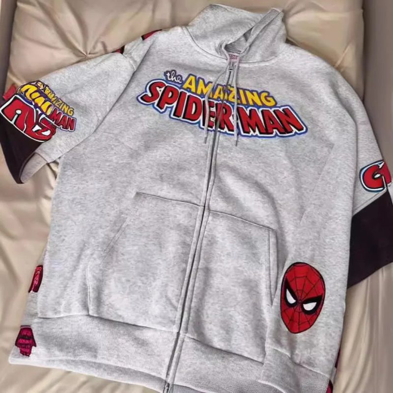 Spider-Man Print Hoodie - Image 7