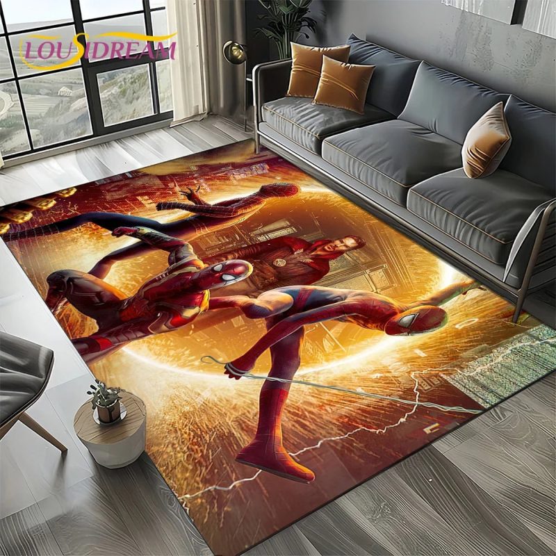 Spider-Man Marvel Avengers Cartoon Rug - Image 26