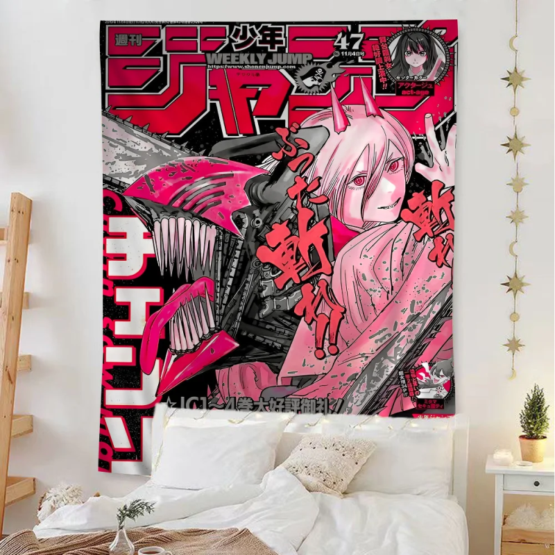 Chainsaw Man Anime Tapestry - Image 7