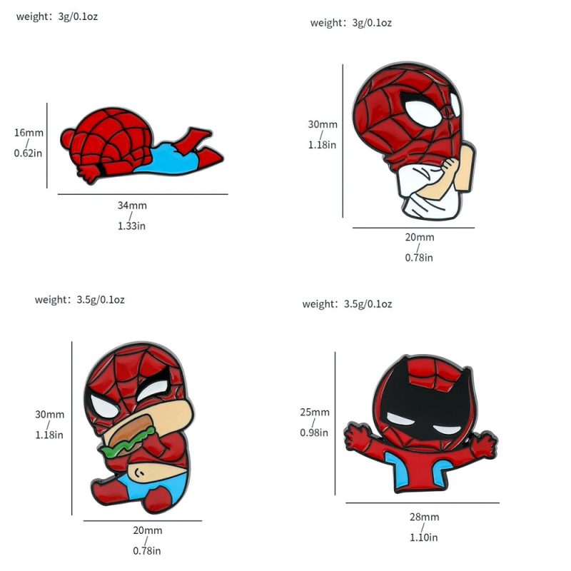 Spider Man Enamel Pins - Image 2